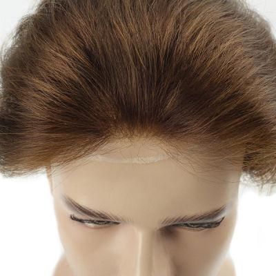 Natural Look Toupee for Men - Full Swiss Lace for Discreation and Comfort