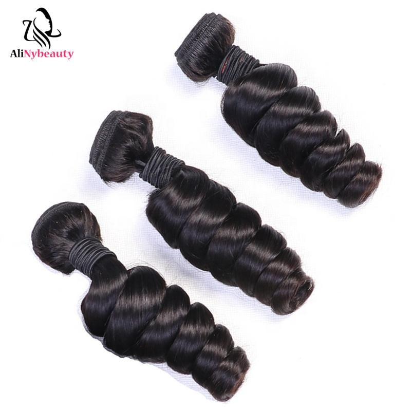 Cheap 100 Cuticle Aligned Raw Human Hair Bundles Indian Mink Hair, Remy Natural Hair Extensions