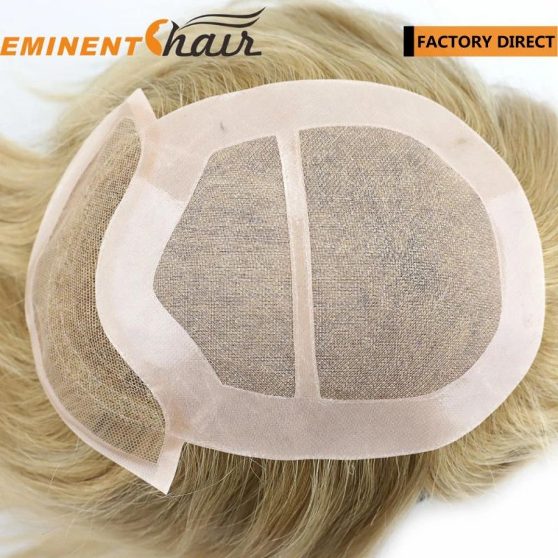 Mono Base Lace Front Women Human Hair Toupee/ Wig