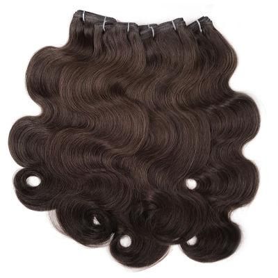 8A Raw Unprocessed European Hair Bundles Flat Weft Hair Extensions