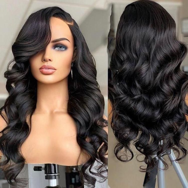 Factory Price Swiss HD Lace Wig Natural Brazilian Human Hair Wigs Lace Front Wig