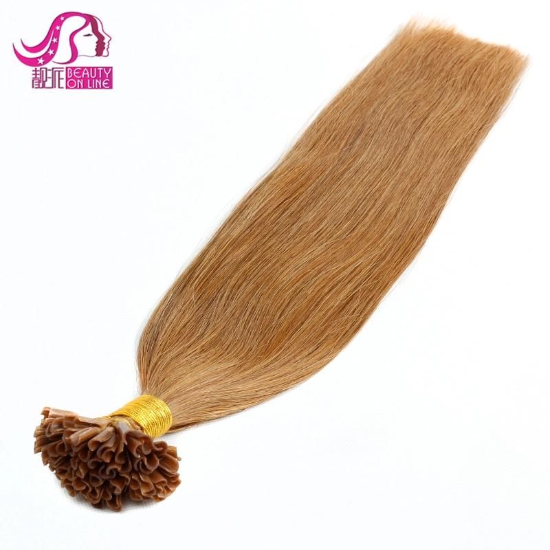 100% Human Hair Prebonded Hair, U Tip Hair