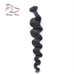 Wholesale Hot Selling 100% Unprocessed Brazilian Hair Extension Natural Color Loose Wave Human Hair Bundle