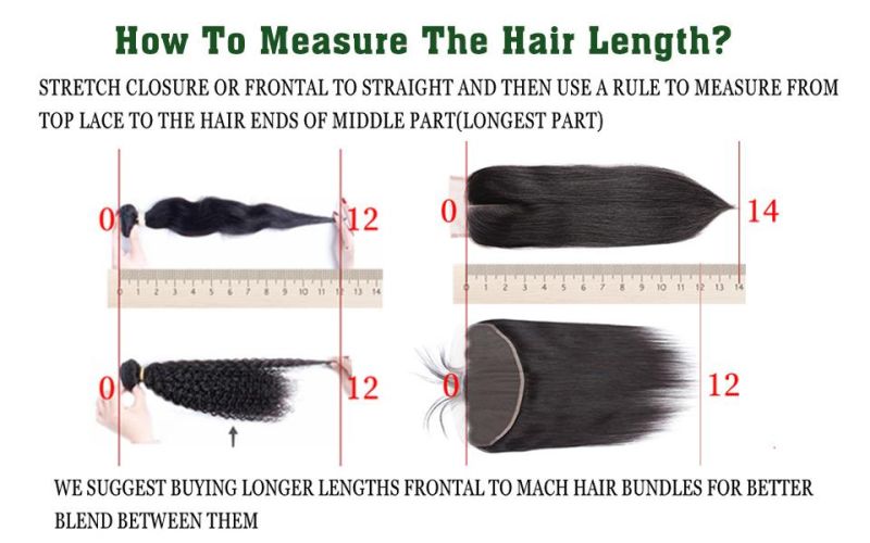 Two Tones Ombre Human Hair 4 Bundles with Closure 1b Green Body Wave Hair Weave with Closure Dark Roots Non-Remy