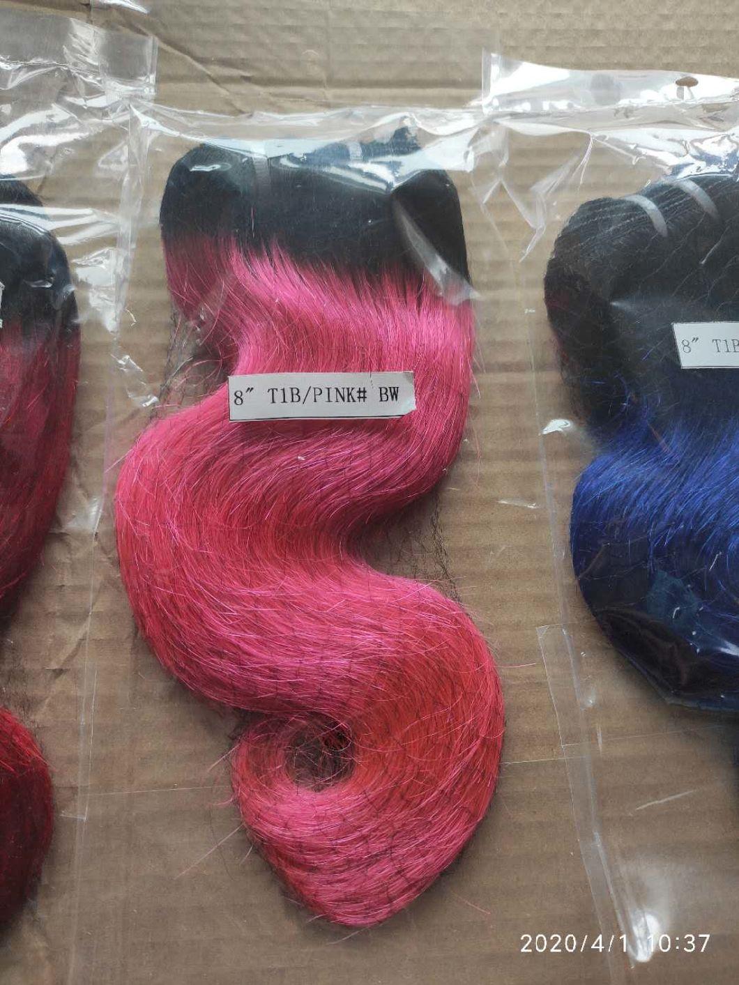 Hot Sales Ombre Colored Hair Bundles Brazilian Hairs