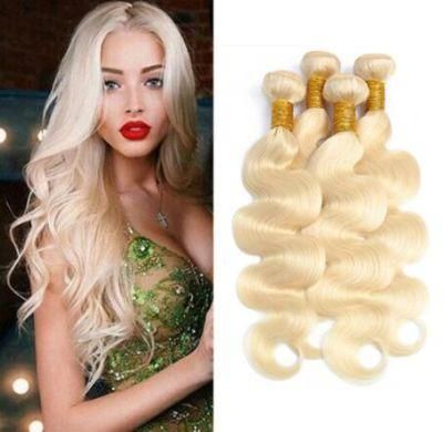 Top Quality 613 European Platinum Blonde 100% Brazilian Human Hair 4X4 Lace Closure for White Women