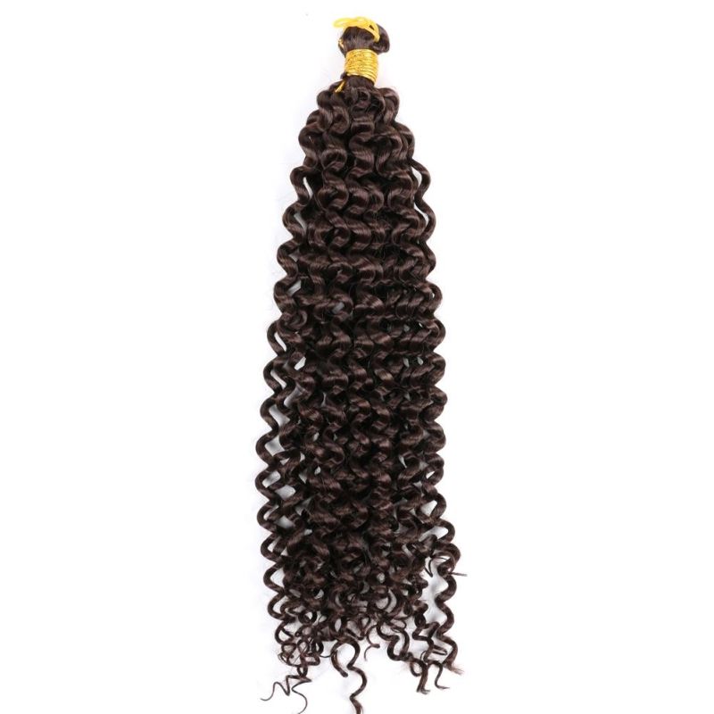 Chinese Dreadlocks Water Wavy Bulk Hair High Temperature Fiber Hair Extension