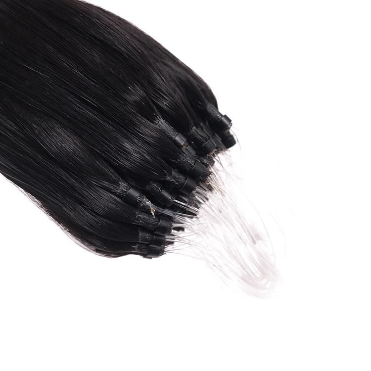 Cheap Wholesale Straight Cuticle Aligned Micro Ring Hair Extensions for Black Hair
