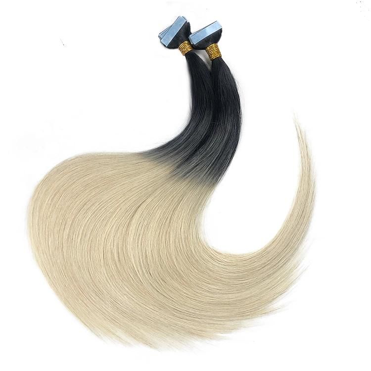 12A Raw Virgin 100% Human Hair Double Drawn Tape in Hair Extensions