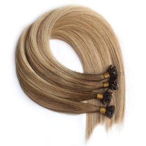 Tip Hair Extensions Virgin Remy Human Hair #Ombre 8/613 Silk Straight Best Hair