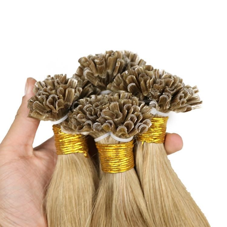 Double Drawn 12A Virgin Unprocessed Hair U Tip Hair Extension #12