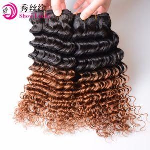 Competitive Price 1b/30 Ombre Hair Filipino Deep Wave 100% Virgin Human Hair Weave