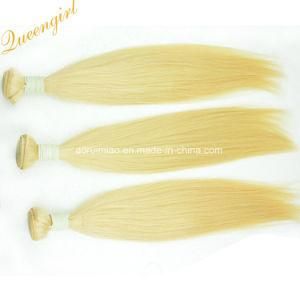 Customized High Quality 613 Natural Straight Hair Weft Remy Blond Brazilian Human Hair Weave Extension