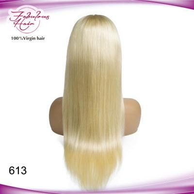 Straight Cutically Aligned Virgin Hair Factory Full Lace Blonde Wig