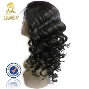 African Afro Virgin Remy Kinky Curly Full Lace Braided Wig