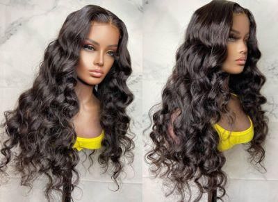 10A Lace Front Hair Wigs Preplucked Loose Deep Wave Wigs