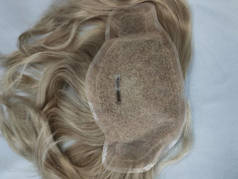 2022 Most Popular Fine Welded Mono Human Hair Toupee Made of Human Remy Hair