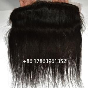 13X2 Lace Frontal Natural Color 8-20inch Brazilian Virgin Hair Straight Hair