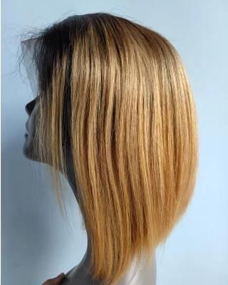 Wholesale Brazilian Human Hair 13*4 Lace Frontal Bob Wigs