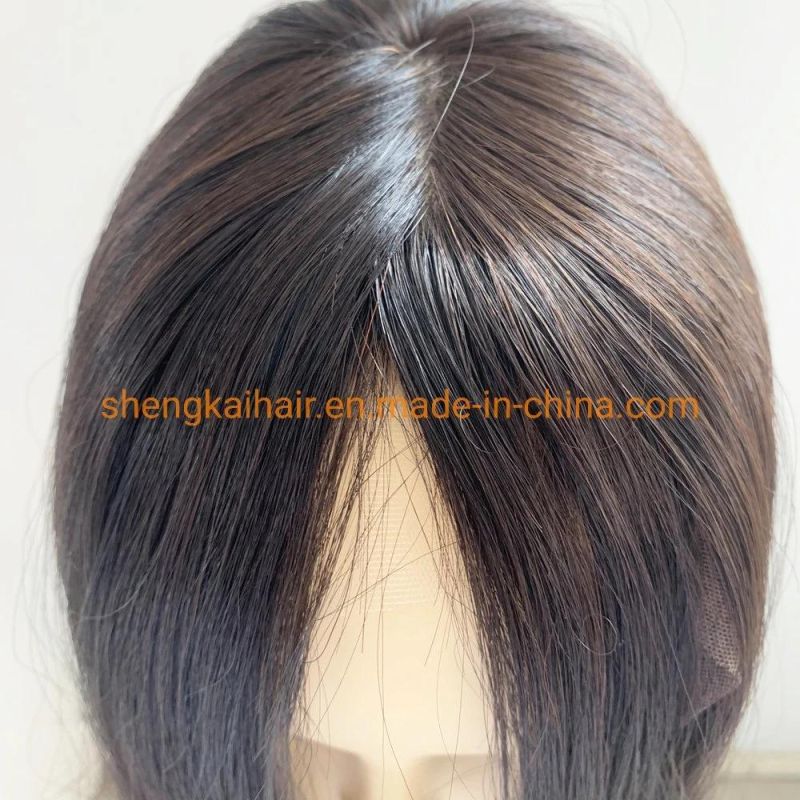 Wholesale Premium Quality 100% Virgin Human Hair Jewish Wigs