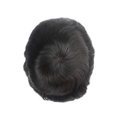 Lw4397: Durable Fine Mono Hairpiece with Natural Silk Top