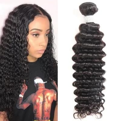 Kbeth Factory Price Deep Wave Bundles Sample Indian Virgin Hair 100% Real Human Hair Bundle Cuticle Aligned Chinese Hair