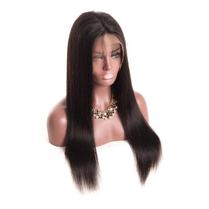 Hair Products Glueless Lace Front Human Hair Wigs with Baby Hair Malaysian Straight Lace Wigs Pre Plucked Lace Front Wig Remy
