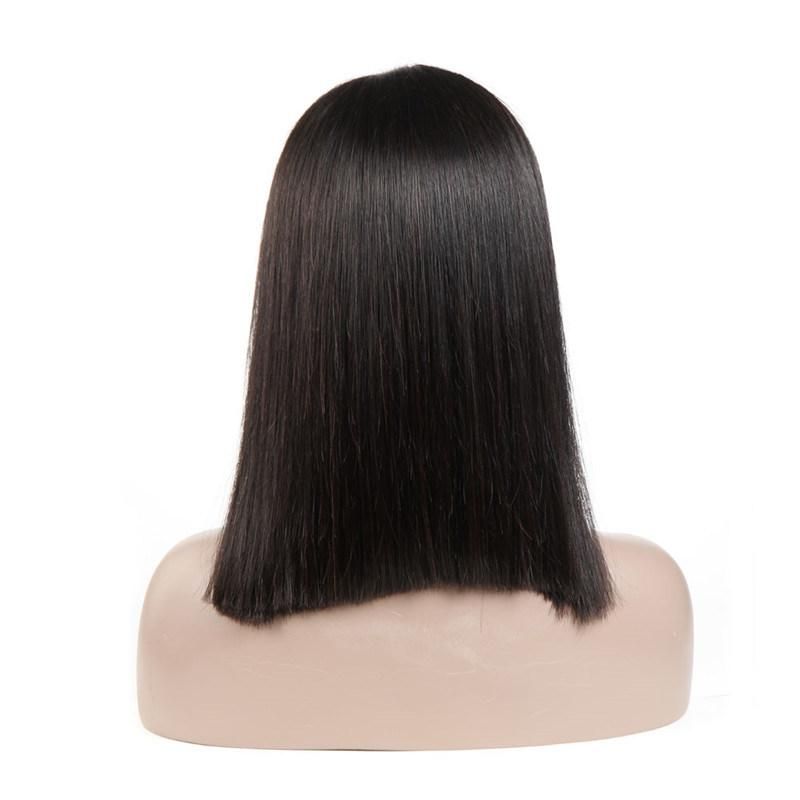 Factory Real Photo Brazilian/Peruvian Virgin Human Hair Blond Hair Lace Wig for Beauty Women