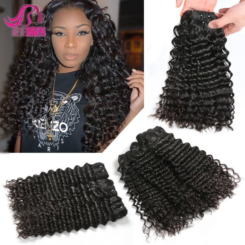 Hot Sale 100% Brazilian/ Malaysian Virgin Hair Deep Wave Malaysian Curly Hair Free Shipping Sexy Formula Human Hair Extension