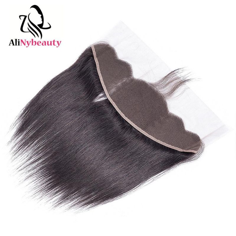 Alinybeauty Natural Straight Brazilian Lace Frontal Closure