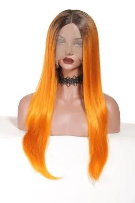Synthetic Ombre Lace Front 1/350 Wigs for Women with Baby Hair