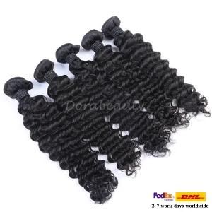 100% Russia Human Hair Double Weft Stitched Remy Hair Weft