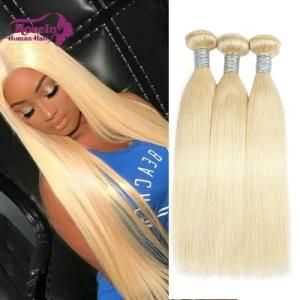 Wholesale Virgin Raw Human Hair Long Silky Straight #613 Hair Bundles Cuticle Aligned Hair