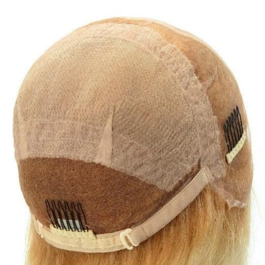 French Lace with Silk Top Adjustable Band Wig Remy Human Hair Extension