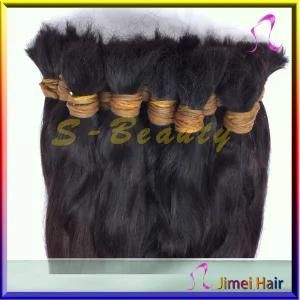 Top Quality Full Cuticle Intacted Virgin Remi Indian Temple Bulk Human Hair