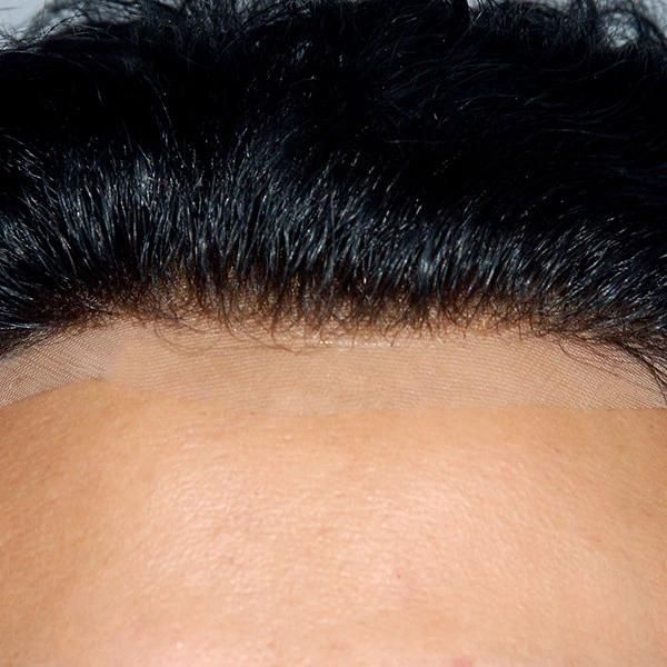 Full French Lace Perfect Bleaching Realistic Human Hair Toupee