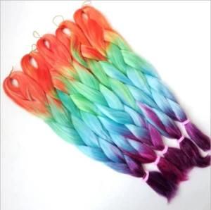 Africa Four Color Chemical Fiber X - Pression Ultra Braid Hair