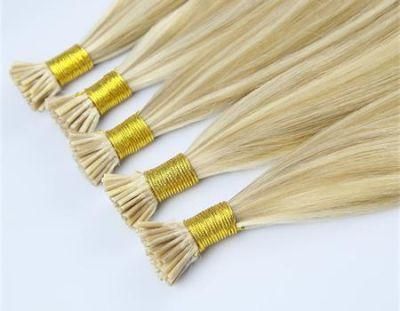 100% Remy Hair I Tip Human Hair Extension Natural Black