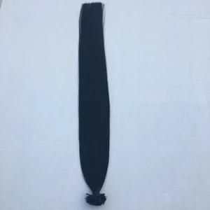 1# Pre Bonded Flat Nail Tip Brazilian Virgin Remy Human Hair Extensions