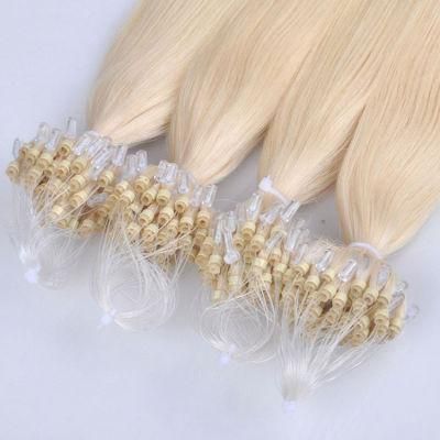 100% Human Hair Prebonded Hair Remy Micro Link Hair Extensions.