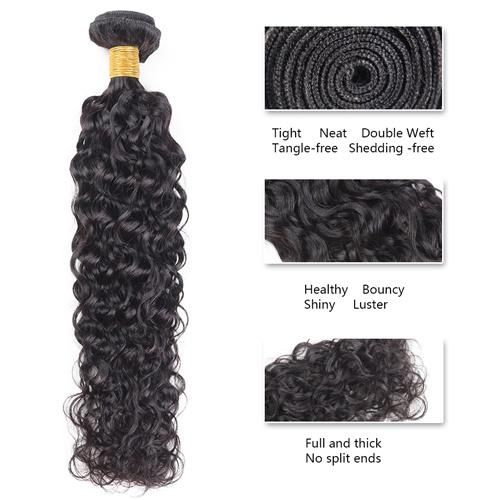 Brazilian Water Wave Human Hair Bundles Water Wave Hair Extension