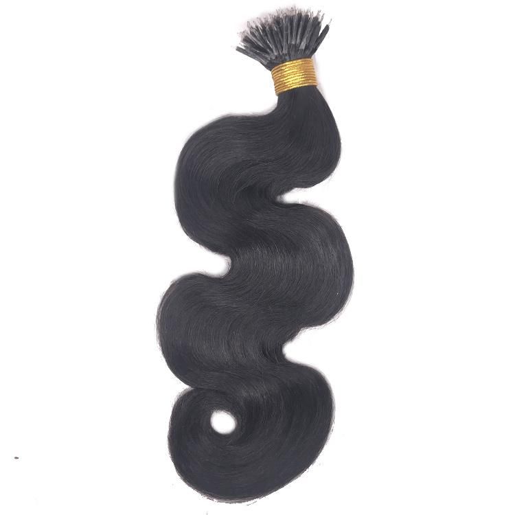 8"-30" Double Drawn Nano Ring Brazilian Hair Body Wave Hair Extension