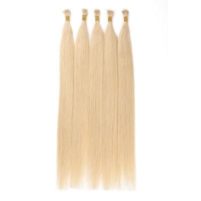 I Tip Hair Extensions Salon Double Drawn Human Remy Hair Factory Keratin Capsules Extension Straight Hair