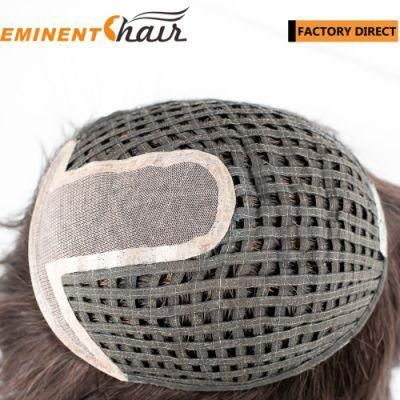 Integration Silk Part Remy Hair Women Toupee Repair