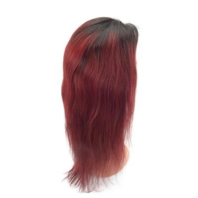 Stock Ombre Color 1b/99j Lace Front Women Hair Systems