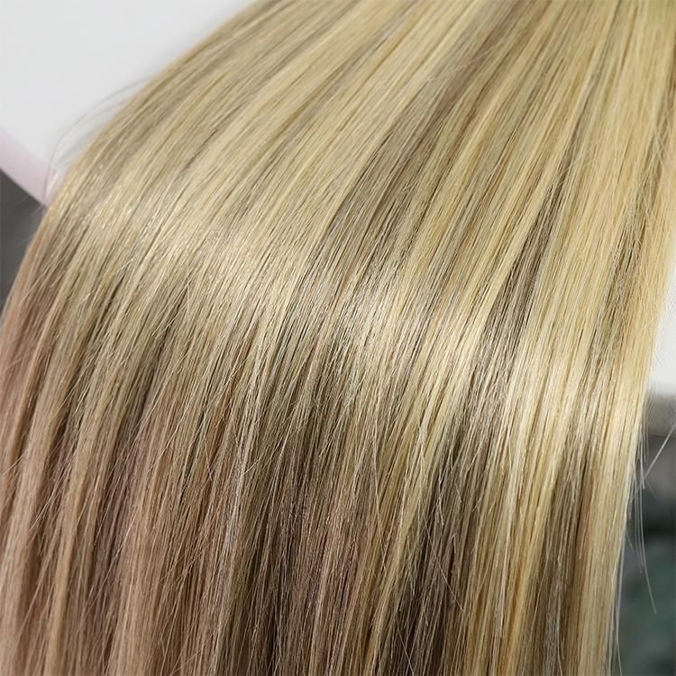 12A Brazilian Cuticle Aligned Keratin Flat Tip Hair Extension Highlight Color