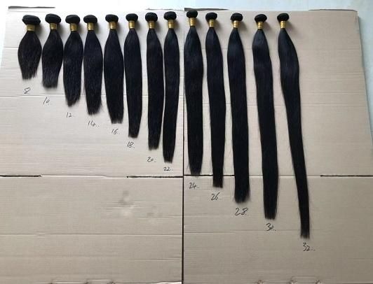 Super Double Drawn Bone Straight Raw Indian Human Hair