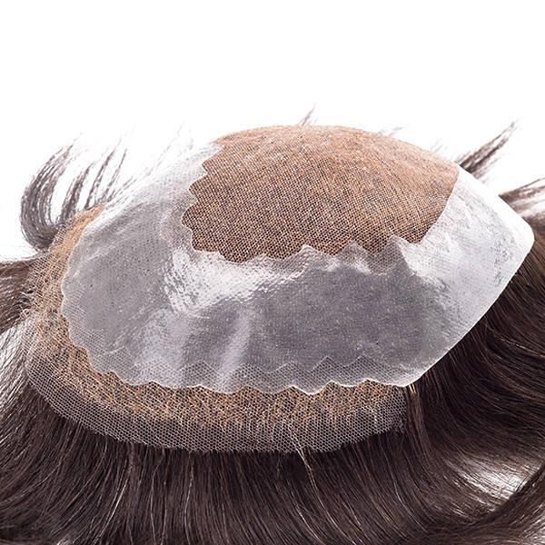 Custom Made No Surgical Hair Replacement for Women Swiss Lace Front