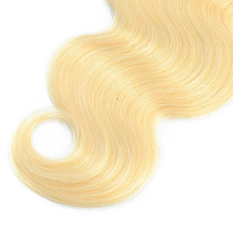 Wholesale 1b/613 Honey Blonde Bundles Body Wave Brazilian Hair Weave Bundles 100% Remy Hair Extensions 1/3/4 Bundles 10 to 26 Inches
