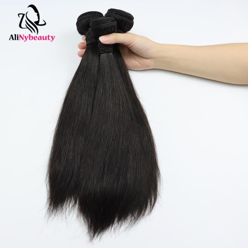 Straight Mink Virgin Hair Brazilian Hair Bundle, Remy 100 Brazilian Human Hair Weave, Virgin Raw Brazilian Cuticle Aligned Hair